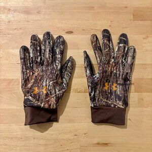 Under Armour Mossy Oak Gloves (large)